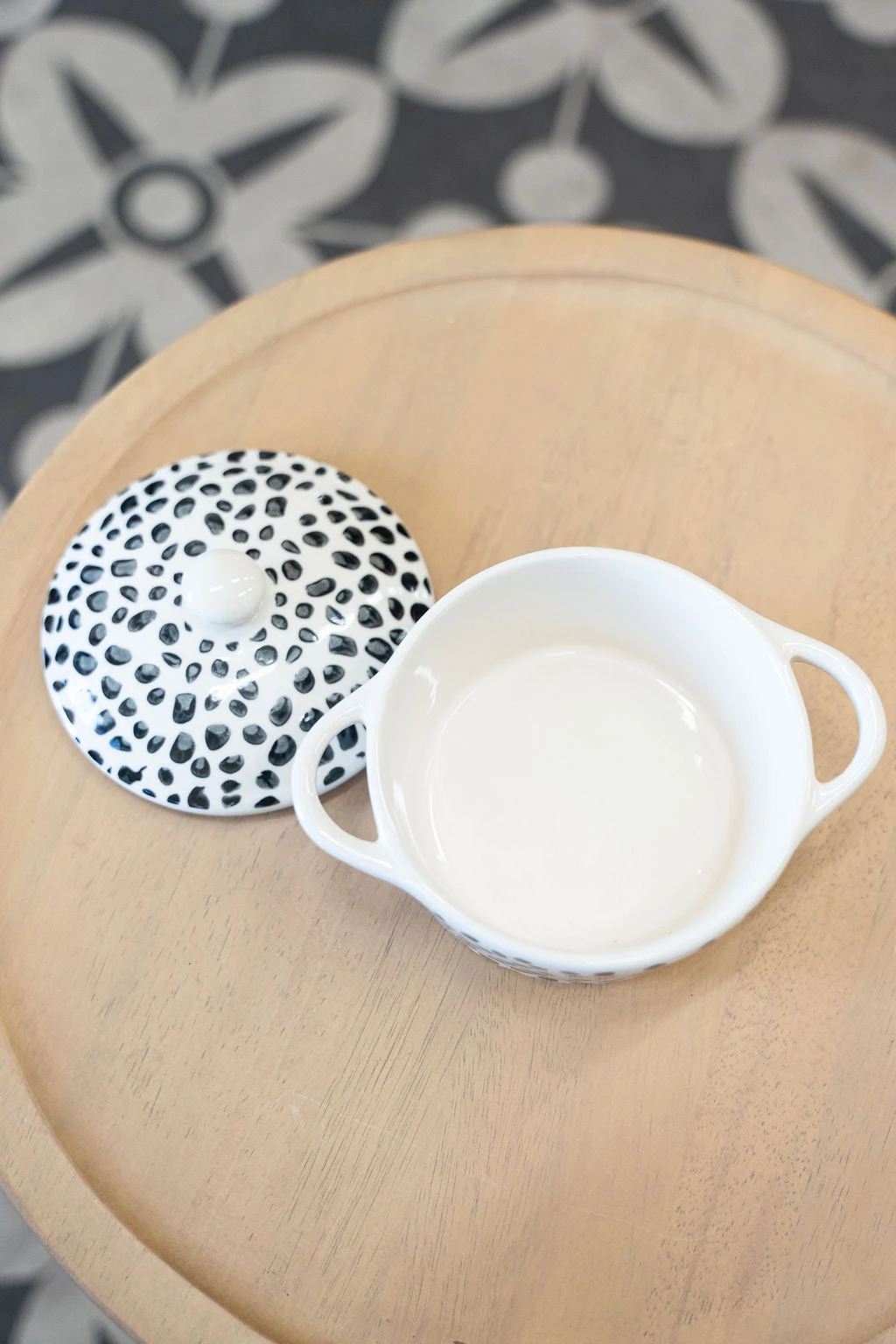 Spotted Stoneware Baker Dish 2 Spotted Stoneware Baker Dish - Image 2