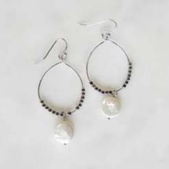 Chips And Drop Dangle Earrings