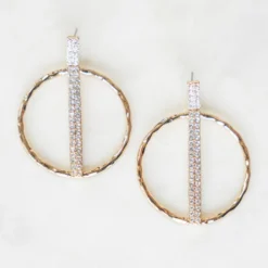 Boastful Diamonds Hoop Earrings -Women's Clothing Store BBJewelryNov 24 118