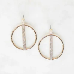 Boastful Diamonds Hoop Earrings -Women's Clothing Store BBJewelryNov 24 119