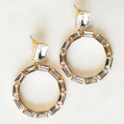 Riveting Stones Dangle Earrings 6 Riveting Stones Dangle Earrings -Women's Clothing Store BBJewelryNov 24 138