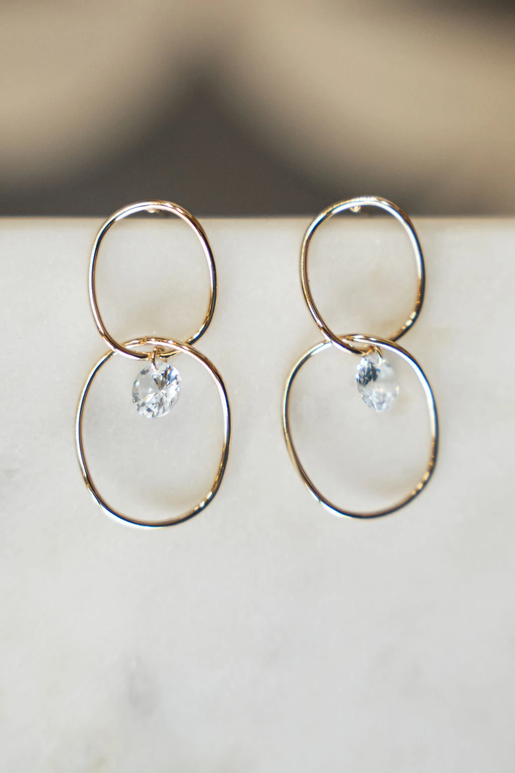 Teardrop Loops Dangle Earrings 1 Teardrop Loops Dangle Earrings