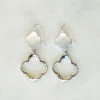 Quatrefoil Cutouts Dangle Earrings
