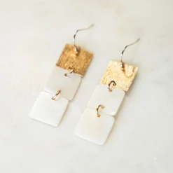 Transformed Snowman Dangle Earrings