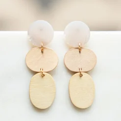 Triple Tiered Dot Earrings -Women's Clothing Store BBJewelryNov 24 46