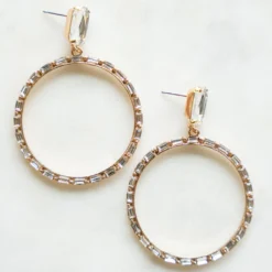 Shine Bright Like A Diamond Hoop Earrings -Women's Clothing Store BBJewelryNov 24 48
