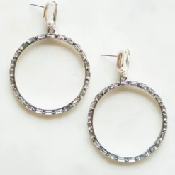 Shine Bright Like A Diamond Hoop Earrings -Women's Clothing Store BBJewelryNov 24 51