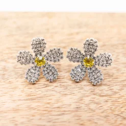 Stunning Flower Stud Earrings