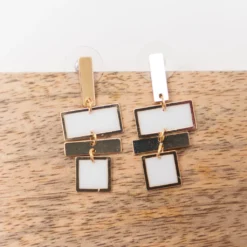 Set The Bar Dangle Earrings