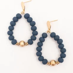 Dazzling Beaded Hoop Earrings -Women's Clothing Store BBJewerlyApril 24 19