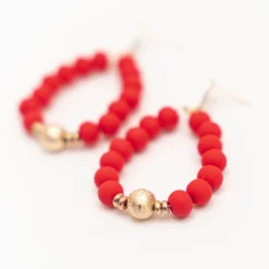 Dazzling Beaded Hoop Earrings -Women's Clothing Store BBJewerlyApril 24 22