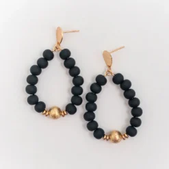 Dazzling Beaded Hoop Earrings -Women's Clothing Store BBJewerlyApril 24 45