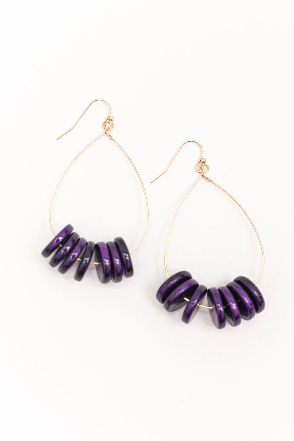 Harmony Beaded Hoop Earrings 6 Harmony Beaded Hoop Earrings - Image 6