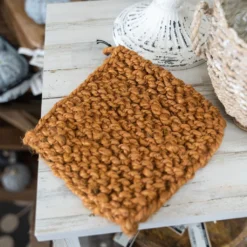 Jute Crocheted Pot Holder
