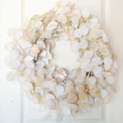 Faux Silver Dollar Wreath -Women's Clothing Store BBOct 23 227 789986