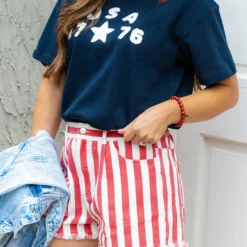 Jane Denim Shorts -Women's Clothing Store DSC 0099