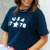 USA 1776 Stitched Tee