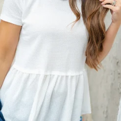 Thermal Peplum Tee 11 Thermal Peplum Tee -Women's Clothing Store DSC 0349