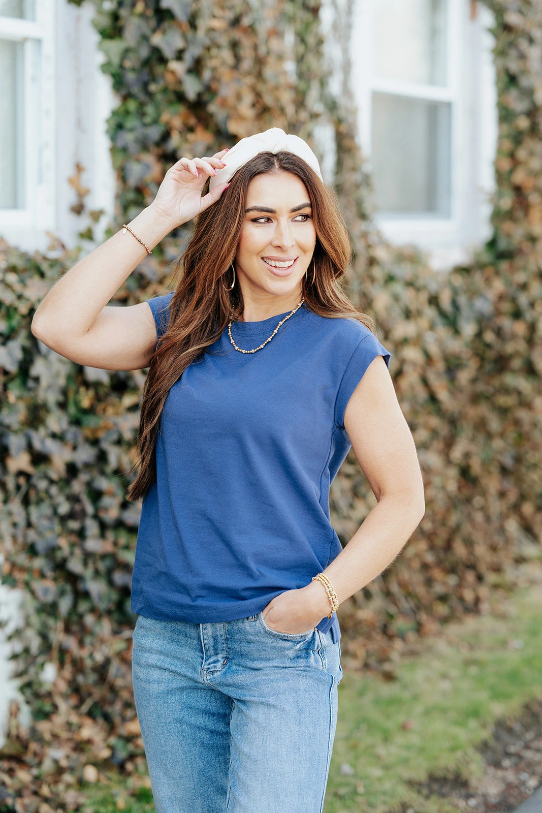 Simple Cap Sleeve Tee 3 Simple Cap Sleeve Tee - Image 3