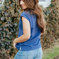 Simple Cap Sleeve Tee 33 Simple Cap Sleeve Tee -Women's Clothing Store DSC 0983