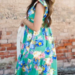 Fancy Floral Flutter Trim Midi Dress 21 Fancy Floral Flutter Trim Midi Dress -Women's Clothing Store DSC 1630 e64307ce e9f2 4c73 93a3 b0b86ea7085f