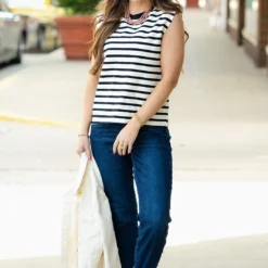Bold Striped Solid Collar Tank 23 Bold Striped Solid Collar Tank -Women's Clothing Store DSC 1896 43e96929 83b2 4c55 85fd ddbb87b1dcc1