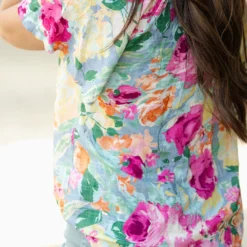 Watercolor Roses Cap Sleeve Blouse -Women's Clothing Store DSC 1949 3e4fc12a ebcb 4497 b689 b0f60b14a400