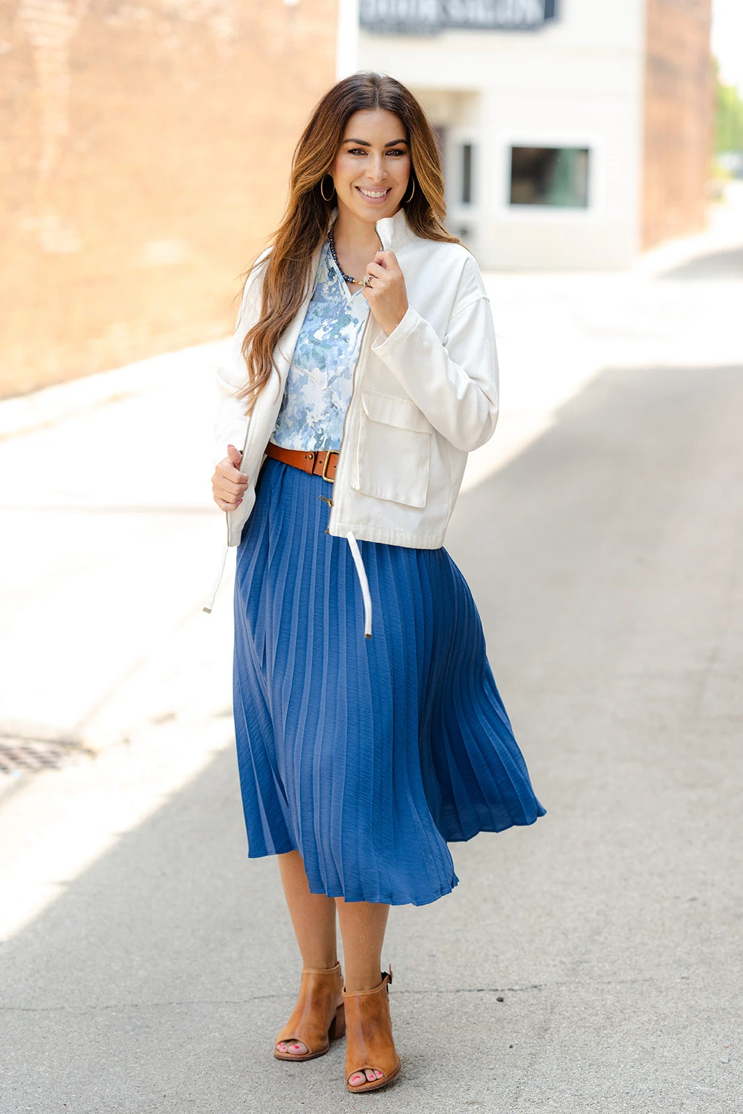 Chic Accordion Midi Skirt 3 Chic Accordion Midi Skirt - Image 3