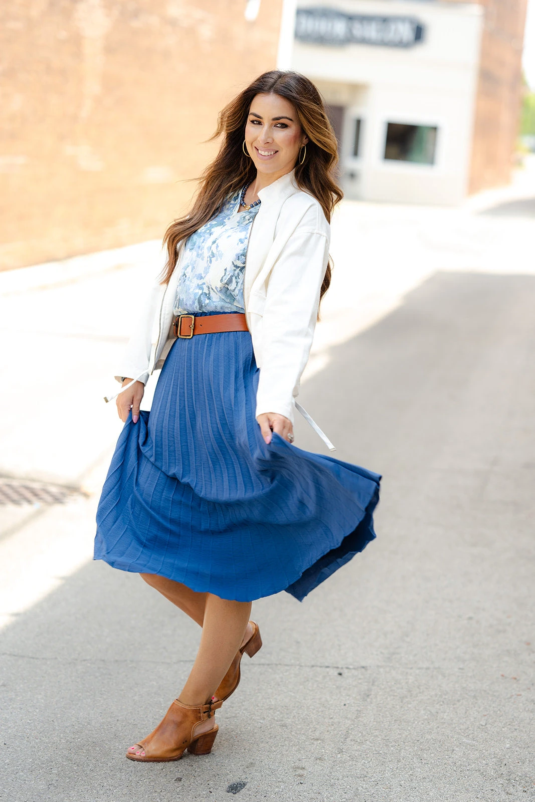 Chic Accordion Midi Skirt 5 Chic Accordion Midi Skirt - Image 5