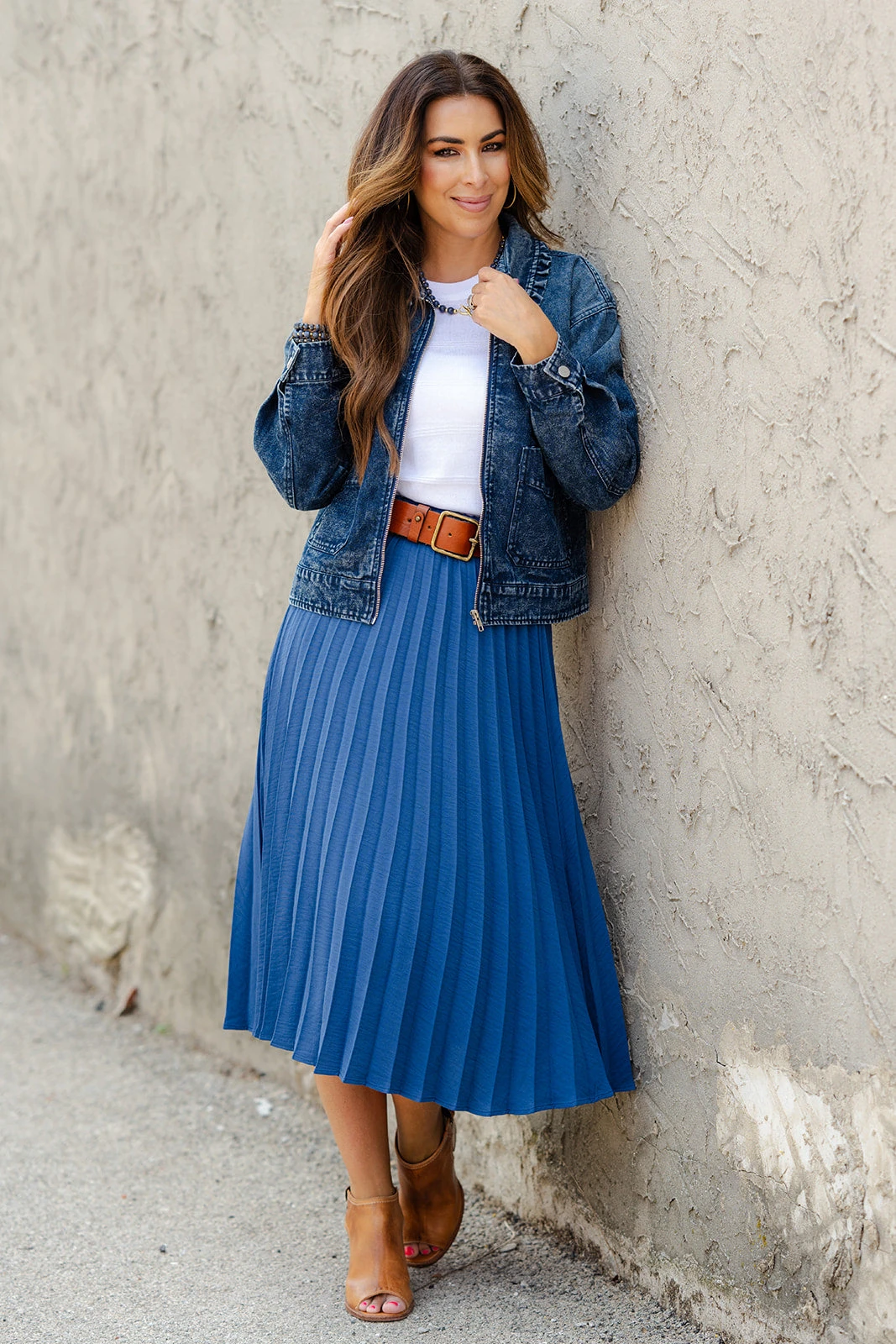 Chic Accordion Midi Skirt 6 Chic Accordion Midi Skirt - Image 6