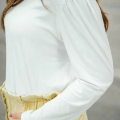 Ribbed Gathered Shoulder Long Sleeve Tee 27 Ribbed Gathered Shoulder Long Sleeve Tee -Women's Clothing Store DSC 2163 63a7222c e949 45df 909a 4833282e7079