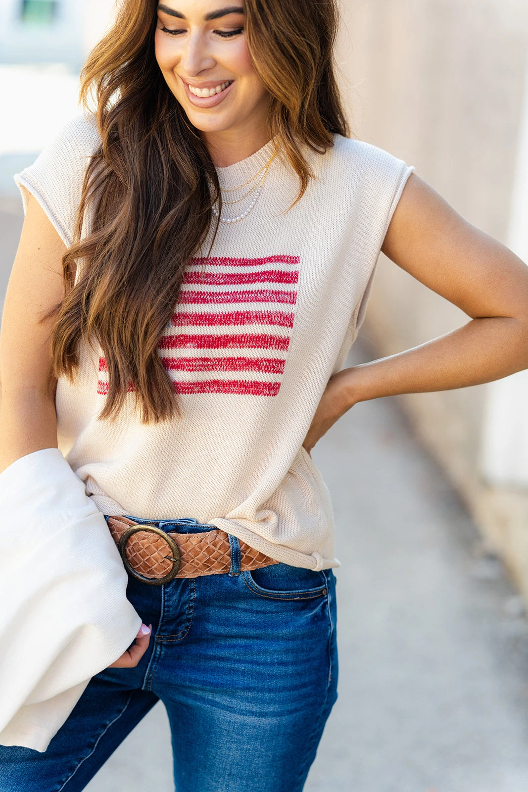 Stars & Stripes Knit Tank 5 Stars & Stripes Knit Tank - Image 5