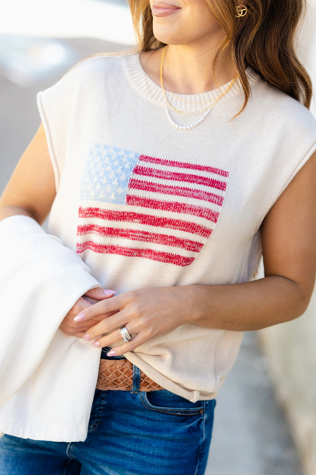 Stars & Stripes Knit Tank 4 Stars & Stripes Knit Tank - Image 4