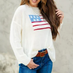 Let Freedom Ring Lightweight Sweater