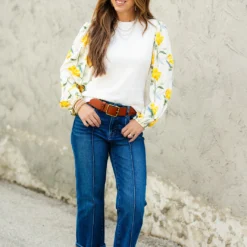 Magnolia Sleeve Solid Body Blouse 15 Magnolia Sleeve Solid Body Blouse -Women's Clothing Store DSC 3600