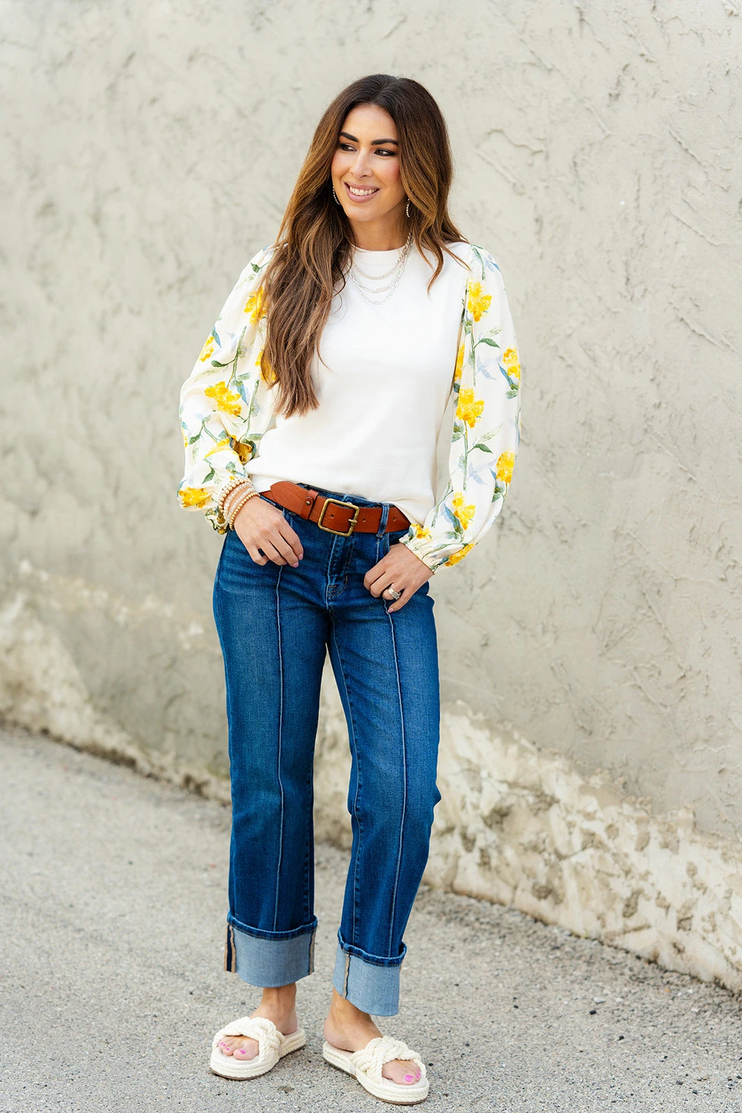 Magnolia Sleeve Solid Body Blouse 7 Magnolia Sleeve Solid Body Blouse - Image 7