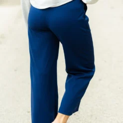 Elevated Tie Waist Pants -Women's Clothing Store DSC 4050