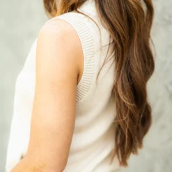 Liberty Ribbed Trim Knit Tank -Women's Clothing Store DSC 4314