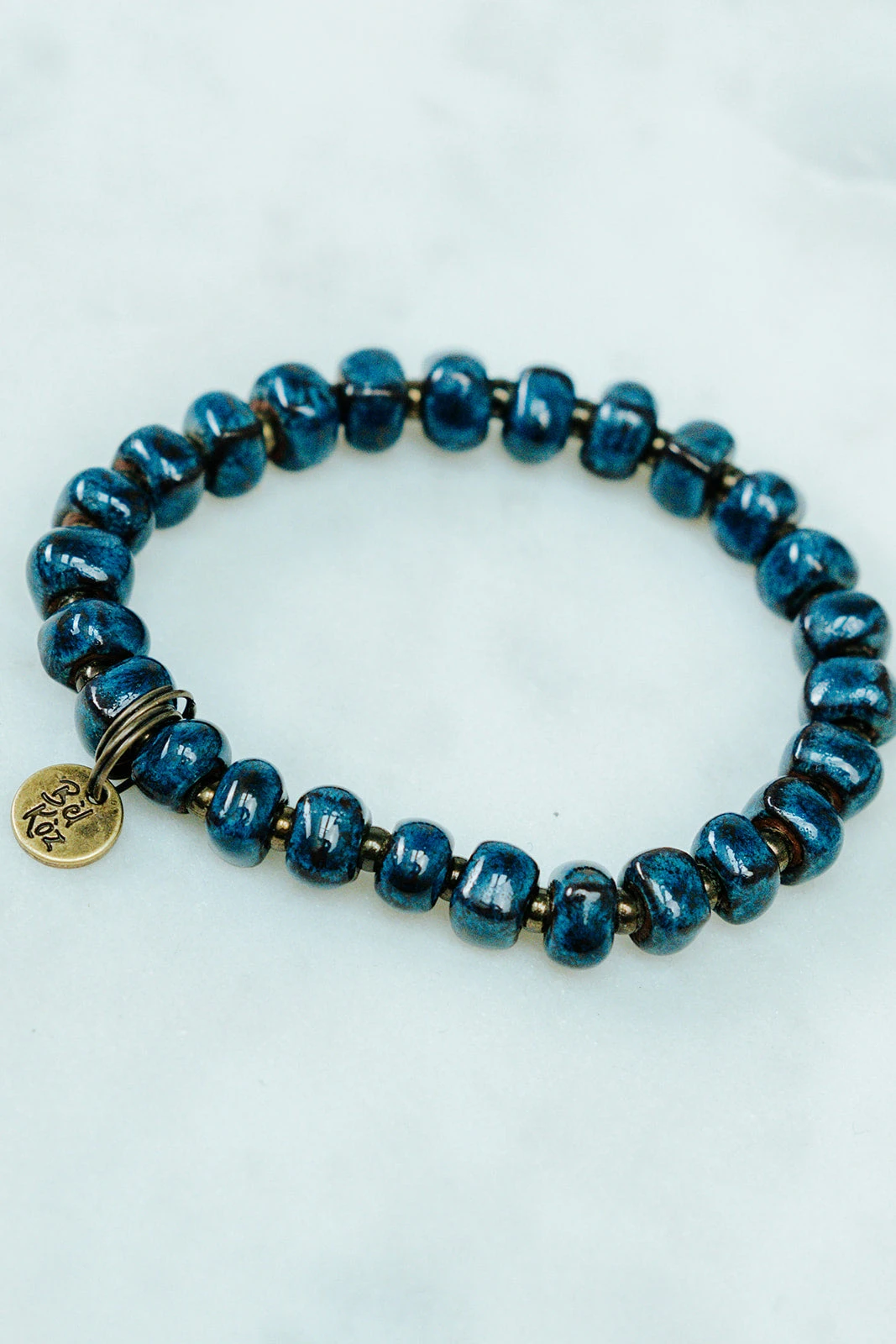 Bel Koz Squared Clay Bead Bracelet 10 Bel Koz Squared Clay Bead Bracelet - Image 10