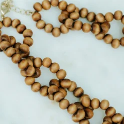 Intertwined Beaded Necklace -Women's Clothing Store DSC 4693