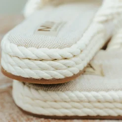 Miko Off White Sandals -Women's Clothing Store DSC 4738