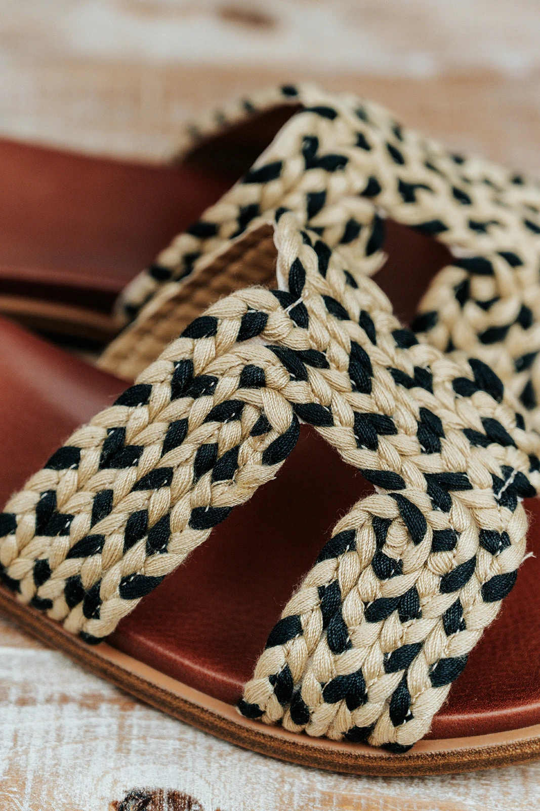 Poet Black Natural Sandals 2 Poet Black Natural Sandals - Image 2