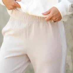Side Stripe Cinched Waist Pants 10 Side Stripe Cinched Waist Pants -Women's Clothing Store DSC 4792