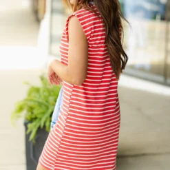 Basic Striped Tank Dress 9 Basic Striped Tank Dress -Women's Clothing Store DSC 4825