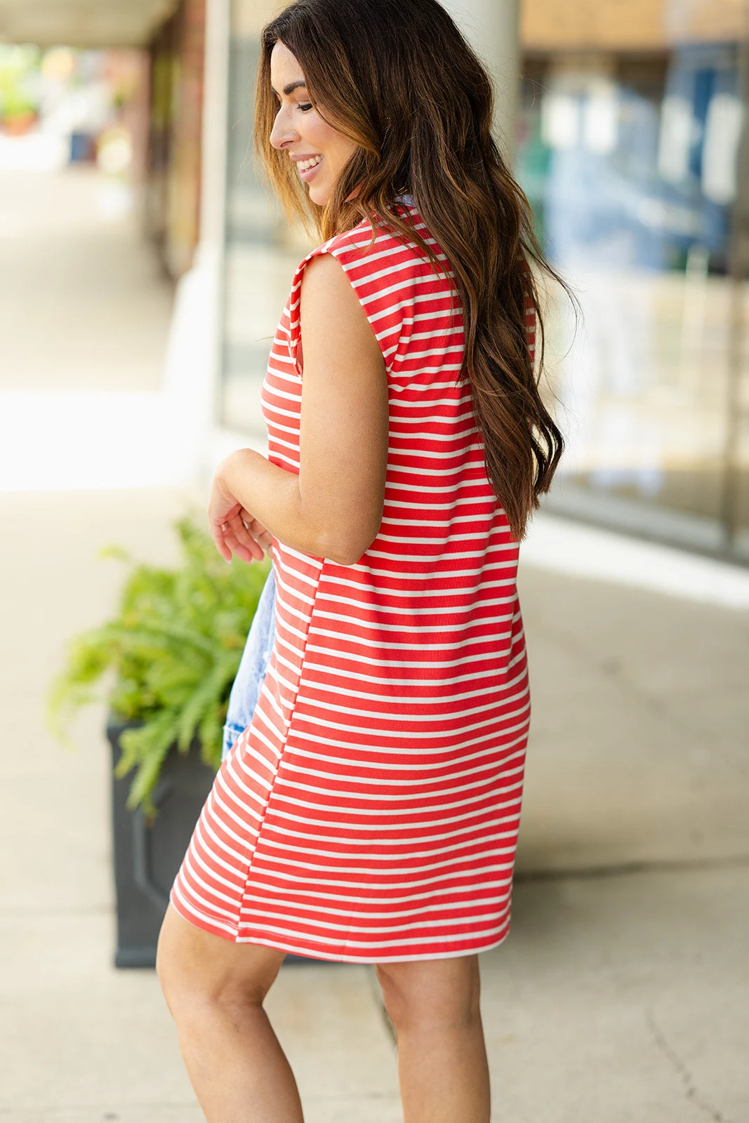 Basic Striped Tank Dress 4 Basic Striped Tank Dress - Image 4