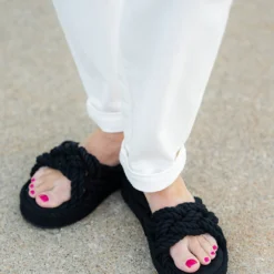 Miko Black Sandals