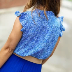 Spotted Ruffle Down Tank 31 Spotted Ruffle Down Tank -Women's Clothing Store DSC 5626 1f46aca8 f52e 4d86 ac36 2baaf20663c2