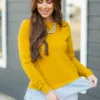 Seersucker Ruffle Bottom Knit Tee