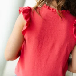 Flittery Trim V Cut Tank -Women's Clothing Store DSC 6020 b8c0d71e e5ff 4a27 a5e3 5c3ee81ddd58