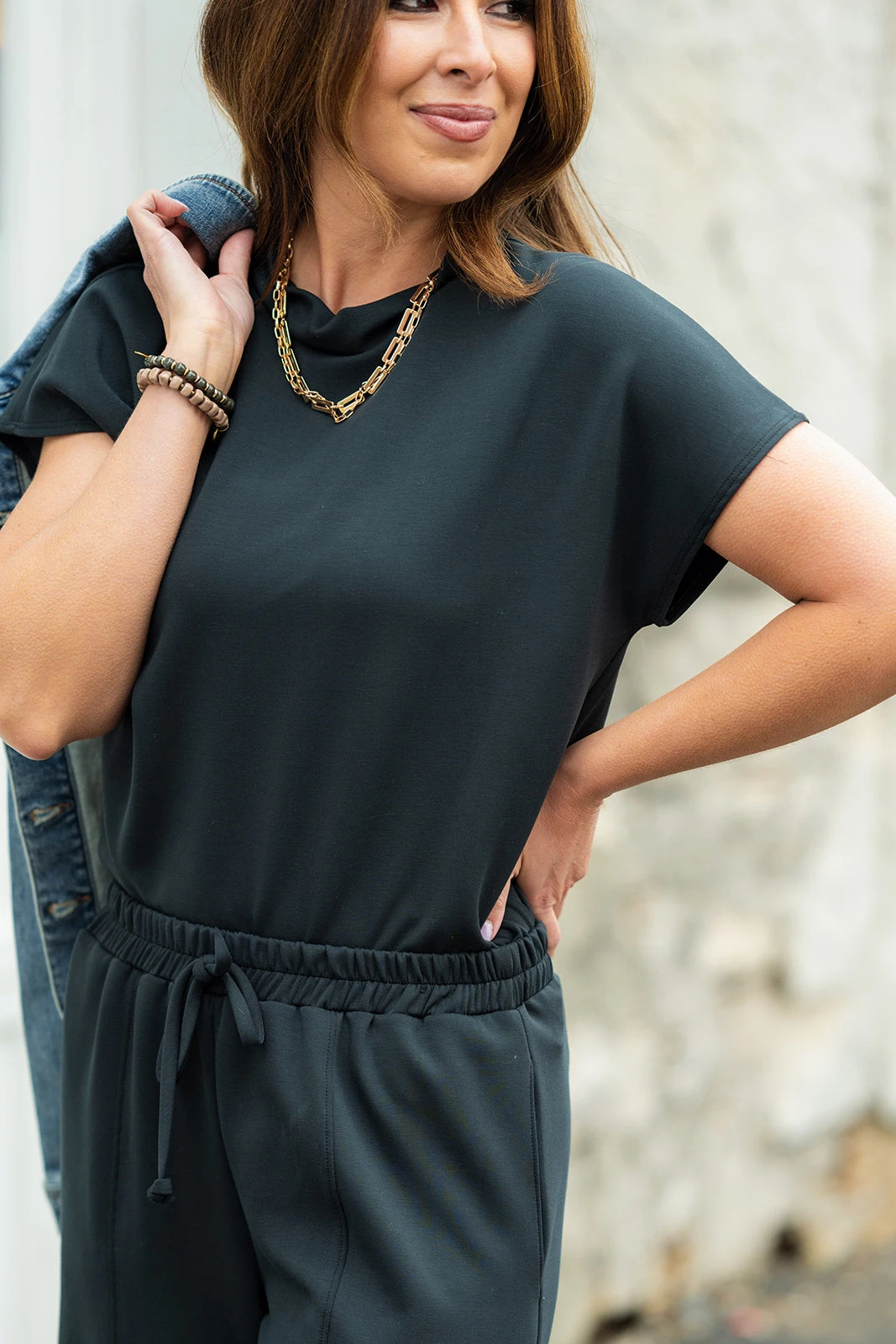 High Neck Scuba Tee 1 High Neck Scuba Tee